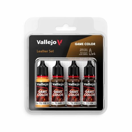 Game Color Set: Leather – Verfset – Vallejo