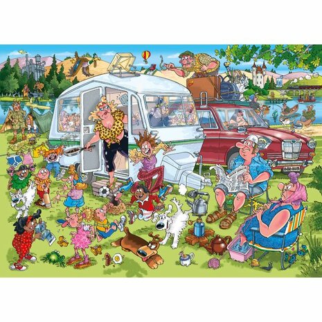 Wasgij – Destiny 29 – Op de camping! (1000) – Legpuzzel – Jumbo