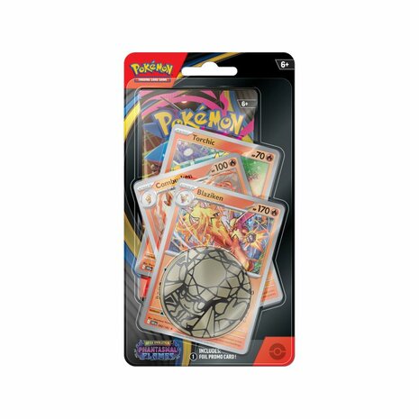 Pokémon Mega Evolution Phantasmal Flames – Premium Checklane Blister Blaziken – The Pokémon Company