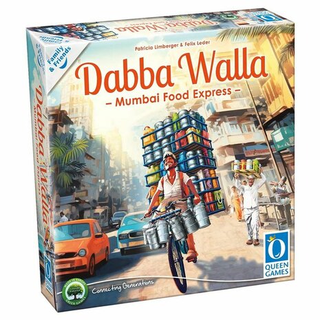 Dabba Walla – Mumbai Food Express – Tegellegspel – Queen Games