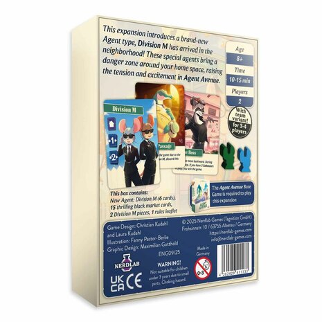 Agent Avenue: Division M (ENG) – Uitbreiding – Nerdlab