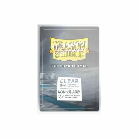 Dragon Shield Board Game Sleeves 88x126 mm - Clear/Non-Glare (100st) &ndash; bordspelhoesjes &ndash; Arcane Tinmen (Dragon Sh