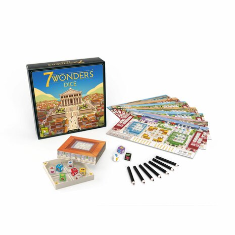 7 Wonders Dice &ndash; Roll & Write &ndash; Repos Production