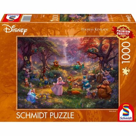 Disney: Robin Hood &ndash; Thomas Kinkade (1000) &ndash; Legpuzzel &ndash; Schmidt Spiele