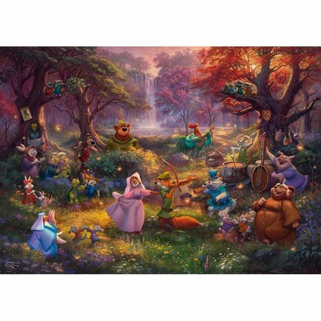 Disney: Robin Hood &ndash; Thomas Kinkade (1000) &ndash; Legpuzzel &ndash; Schmidt Spiele