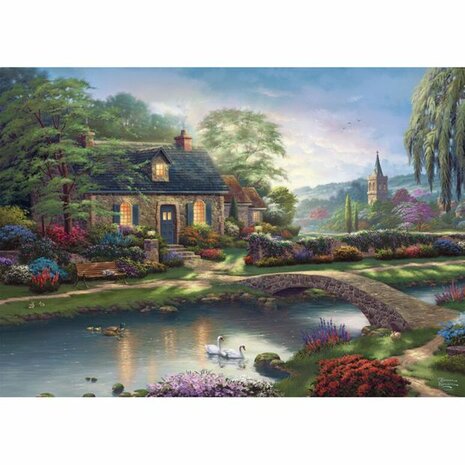 Stoney Creek Cottage &ndash; Thomas Kinkade (1000) &ndash; Legpuzzel &ndash; Schmidt Spiele