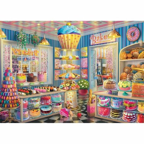Brightly Coloured Bakery (1000) &ndash; Legpuzzel &ndash; Schmidt Spiele