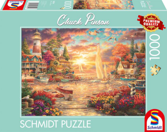 Lakeside Morning &ndash; Chuck Pinson (1000) &ndash; Legpuzzel &ndash; Schmidt Spiele