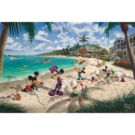 Disney: Mickey and Minnie in Florida &ndash; Thomas Kinkade (200) &ndash; Legpuzzel &ndash; Schmidt Spiele