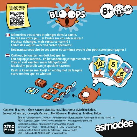 Bloops &ndash; Memory/bluf kaartspel &ndash; Zygomatic