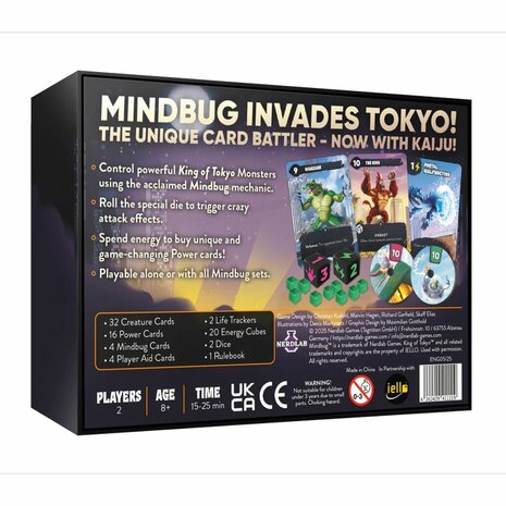 Mindbug - King of Tokyo &ndash; Duelkaartspel &ndash; Nerdlab Games