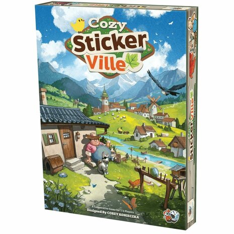 Cozy Stickerville (ENG) &ndash; legacyspel &ndash; Unexpected Games