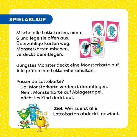 Monster: Lotto (3+) &ndash; kaartspel &ndash; HABA