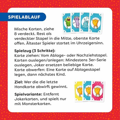 Monster: Romm&eacute; (6+) &ndash; kaartspel &ndash; HABA