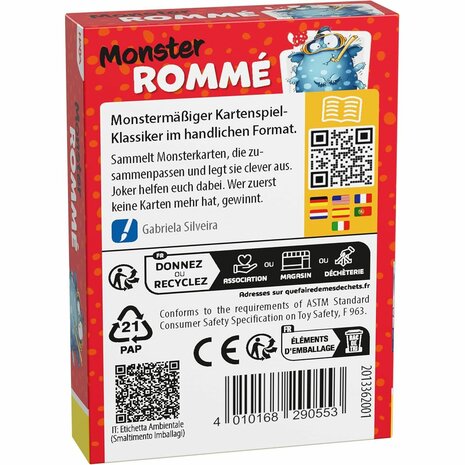 Monster: Romm&eacute; (6+) &ndash; kaartspel &ndash; HABA