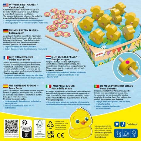 Eendjes Vangen (2+) &ndash; hengelspel &ndash; HABA