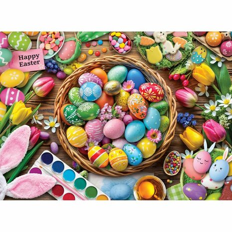 Easter Table - Smart Cut Puzzel 1000 Stukjes &ndash; Eurographics