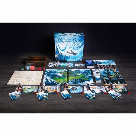 Sleeping Gods: Distant Skies (Nederlands) &ndash; Avontuurlijk Bordspel van Keep Exploring Games