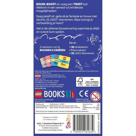 Lego Re Create Activity Cards: Techniek (6+) &ndash; Activiteitenkaarten &ndash; Standaard Uitgeverij