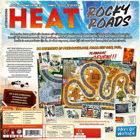 HEAT: Rocky Roads (NL) &ndash; Bordspeluitbreiding &ndash; Days of Wonder