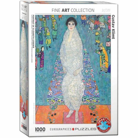 Portrait of Elisabeth Lederer - Gustav Klimt - Smart Cut &ndash; Fine Art Puzzel (1000) &ndash; Eurographics