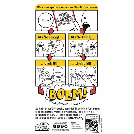 Mine Turtle &ndash; Humoristisch Partyspel &ndash; Big Potato Games