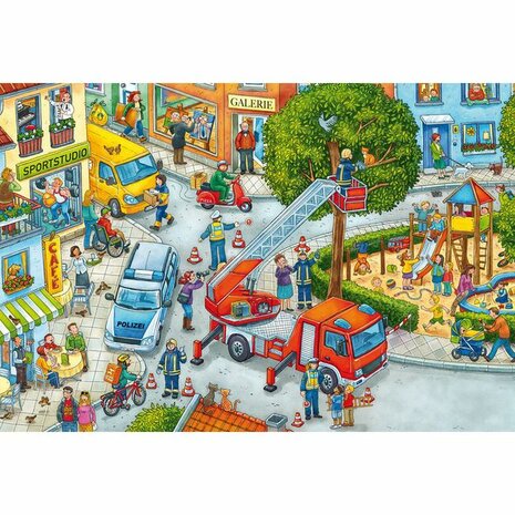 Brandweer (3x24) &ndash; Kinderpuzzel &ndash; Schmidt Spiele