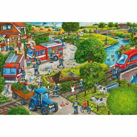 Brandweer (3x24) &ndash; Kinderpuzzel &ndash; Schmidt Spiele