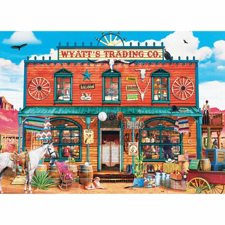 Western General Store - Smart Cut (1000) &ndash; Legpuzzel &ndash; Eurographics