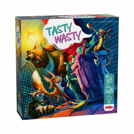 Tasty Wasty (8+) &ndash; Kaartspel/Dobbelspel &ndash; HABA