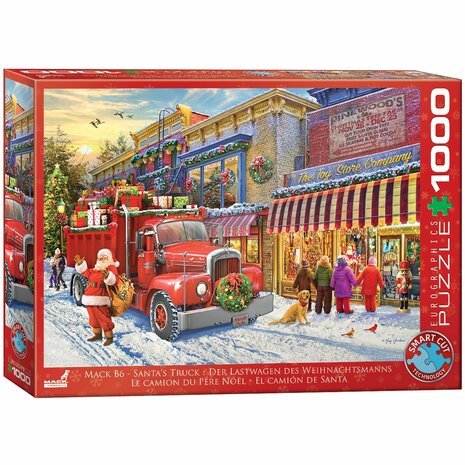 Mack Christmas &ndash; Smart Cut (1000) &ndash; Legpuzzel &ndash; Eurographics