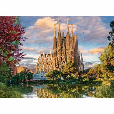 Barcelona, Sagrada Familia by Gaudi - Smart Cut (1000) &ndash; Legpuzzel &ndash; Eurographics