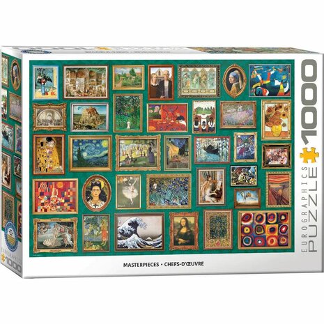 Modern Fine Art Masterpieces - Smart Cut (1000) &ndash; Legpuzzel &ndash; Eurographics