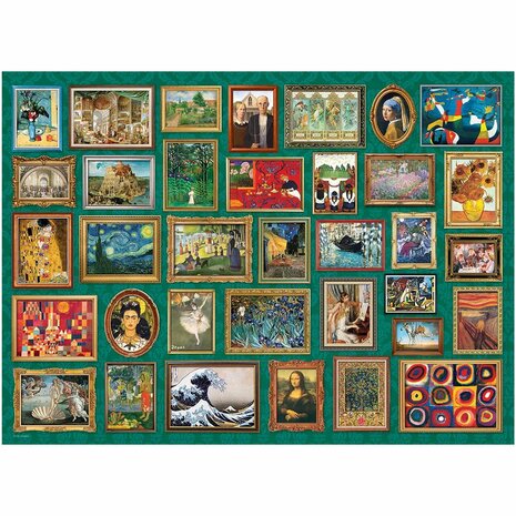 Modern Fine Art Masterpieces - Smart Cut (1000) &ndash; Legpuzzel &ndash; Eurographics