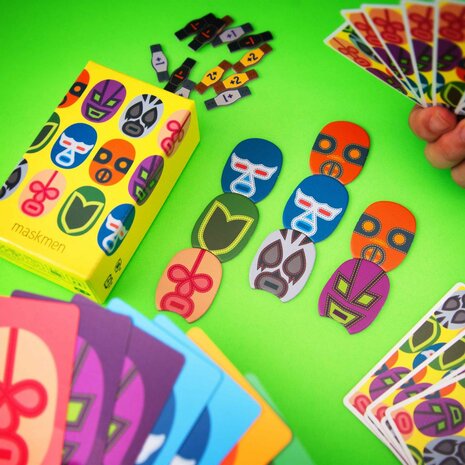 Maskmen &ndash; Dynamisch kaartspel met variabele kaartsterkte &ndash; Oink Games