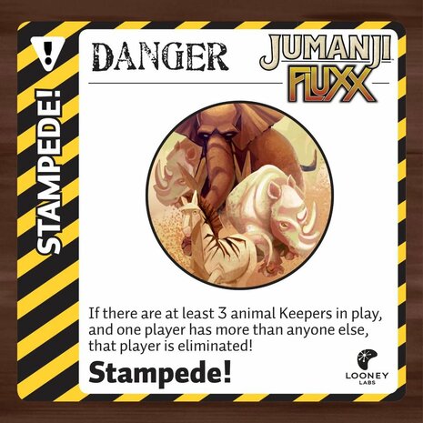 Jumanji Fluxx &ndash; kaartspel &ndash; Looney Labs