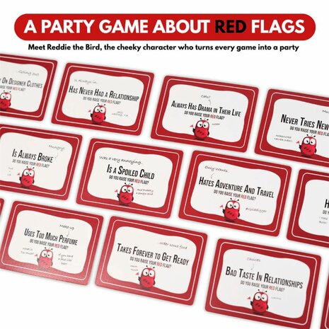 Raise Your Red Flag &ndash; Party kaartspel &ndash; Fried Potatoes Games
