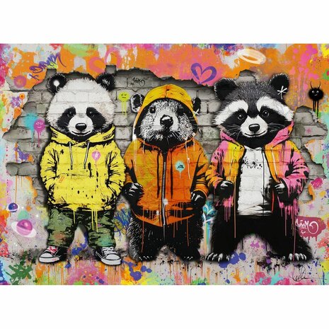 Harige Vrienden (500) &ndash; puzzel &ndash; Ravensburger