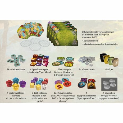 [GEMIDDELD BESCHADIGD] The Castles of Burgundy (Special edition - NL)