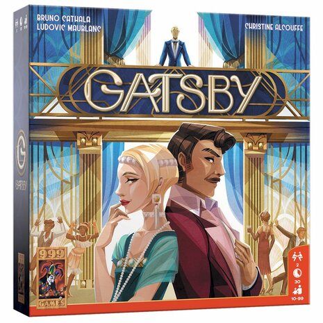 Gatsby &ndash; Tactisch tweespelersspel in Roaring Twenties-stijl &ndash; 999 Games