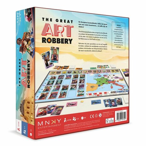 The Great Art Robbery &ndash; Strategisch kunstroof-bordspel in Europese musea &ndash; MNKY Entertainment