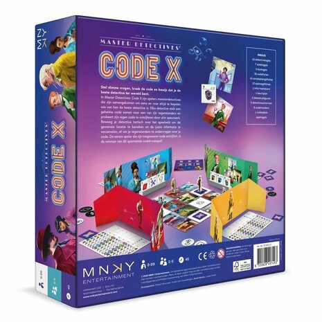 Master Detectives: Code X &ndash; Deductiespel  &ndash; MNKY Entertainment