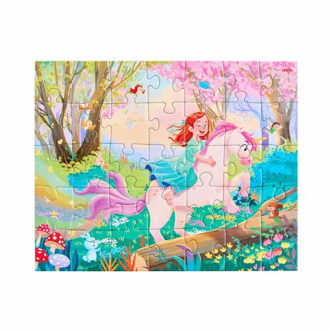 Magische Dromen: 3 Puzzels (4+) &ndash; Puzzelset met glitter &ndash; HABA