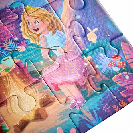 Magische Dromen: 3 Puzzels (4+) &ndash; Puzzelset met glitter &ndash; HABA