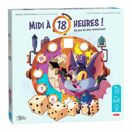 Hoeveel slaat de klok (10+) &ndash; educatief spel &ndash; HABA