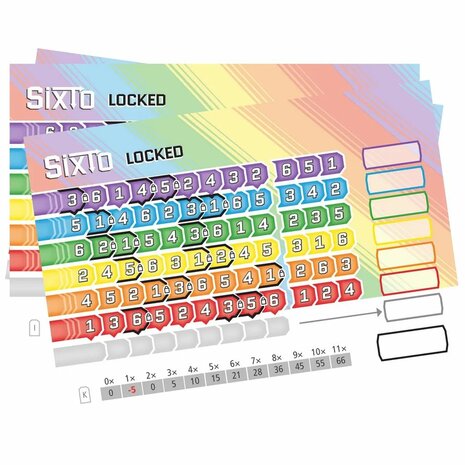 Sixto Locked (Scoreblok) &ndash; uitbreiding &ndash; White Goblin Games
