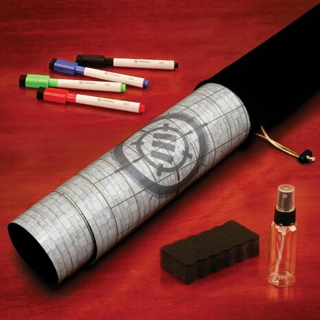 RPG Grid Mat (Stone) &ndash; RPG-speelmat &ndash; Enhance