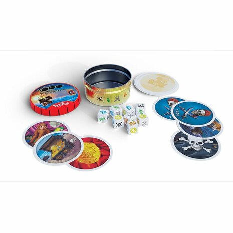 Tiny Tins: 1000 Bommen en Granaten &ndash; Compact dobbelspel &ndash; 999 Games