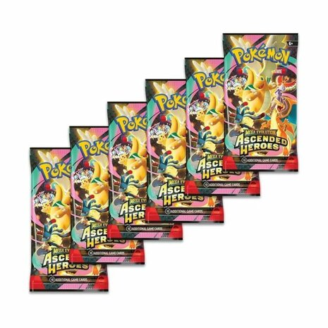 Pok&eacute;mon Mega Evolution Ascended Heroes Booster Bundle &ndash; 6 Boosters &ndash; Pok&eacute;mon