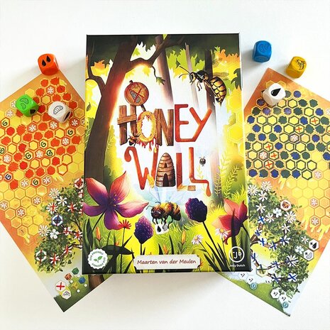 Honey Wall &ndash; Tactisch roll & write-spel &ndash; Jolly Dutch